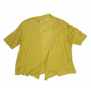 Eileen Fisher Sheer Short Sleeve Cardigan